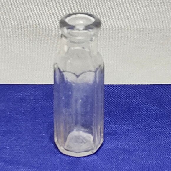 Owens Apothecary Medicine Eight-Sided Bottle Clear Circa 1900s Antique Vintage - Picture 2 of 7
